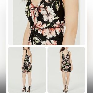 Small black guess dress with floral